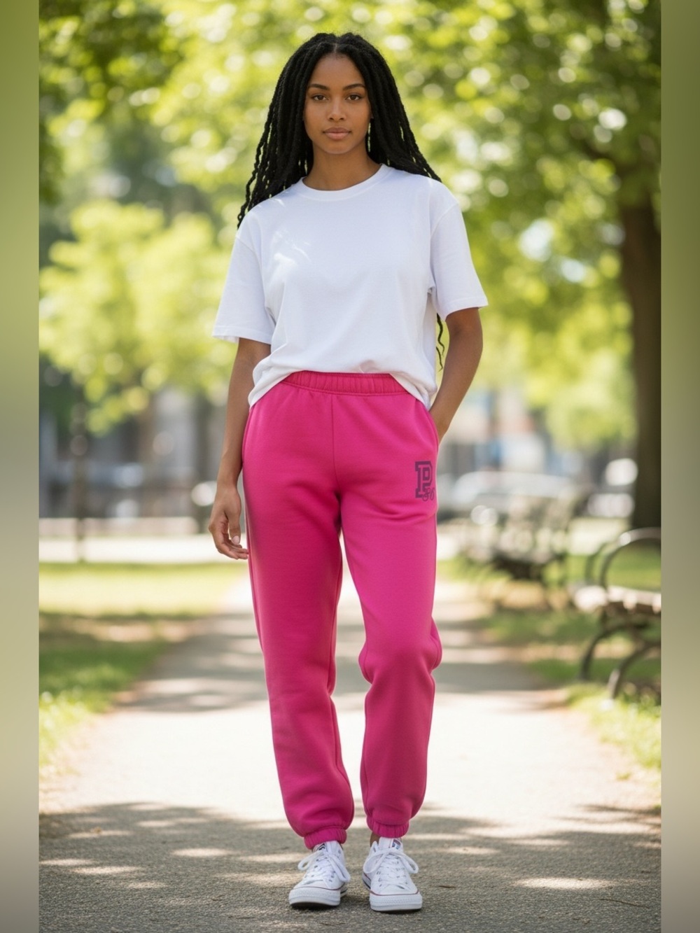 Victoria’s Secret PINK Campus Fleece Sweatpants ~ Size: Medium